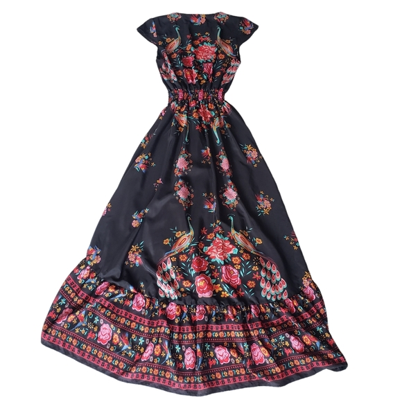 Women's High Low Small Maxi Dress - Picture 3 of 14